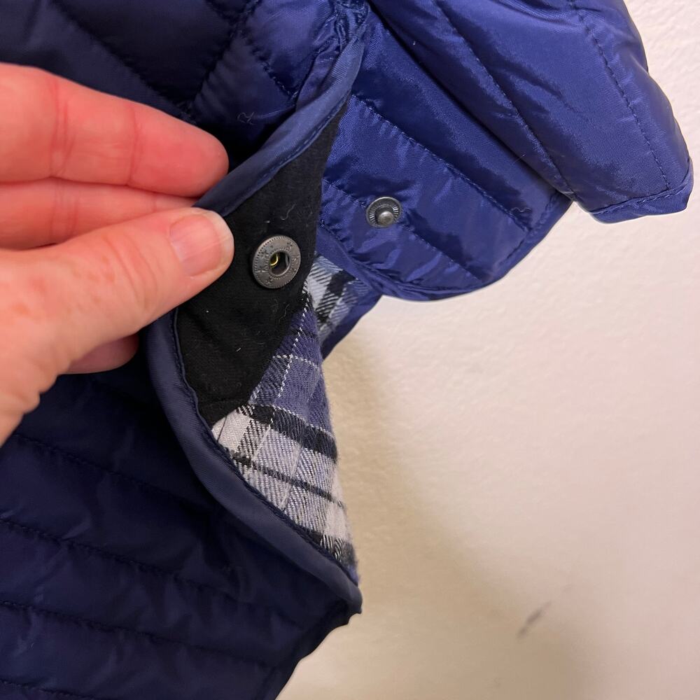 Southern Pines Navy Quilted Pocketed Vest Large - Picture 9 of 12